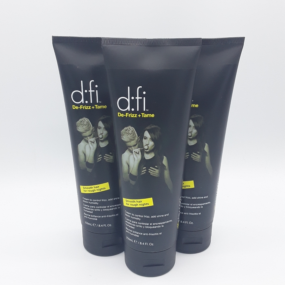 3 Brand New D:FI De-Frizz + Tame 8.4 oz each